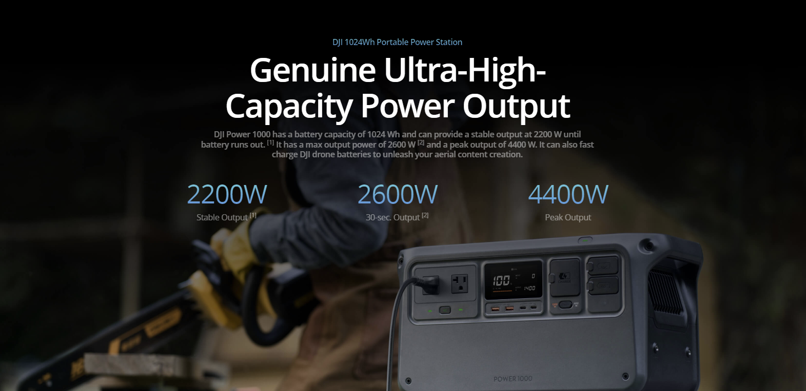 Genuine Ultra-High-Capacity Power Output